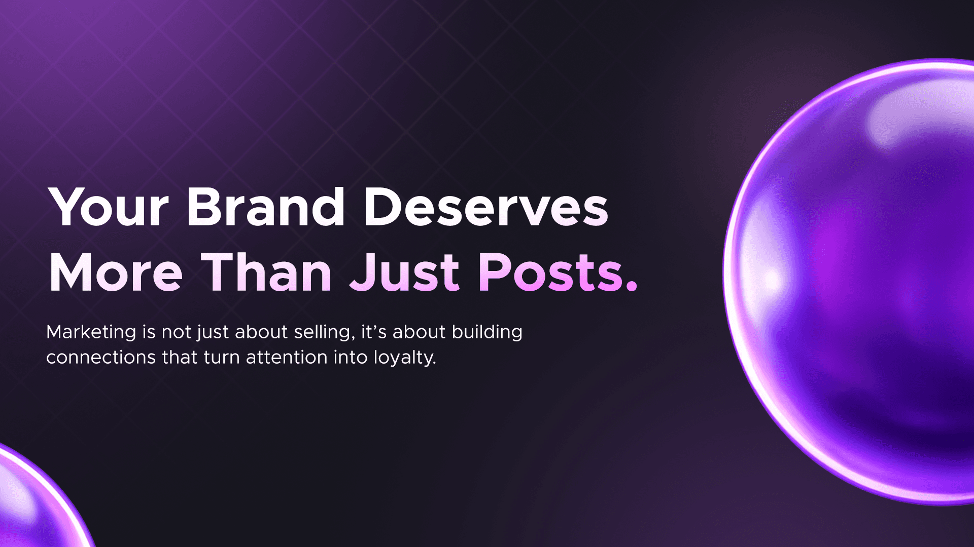 Project showcase banner